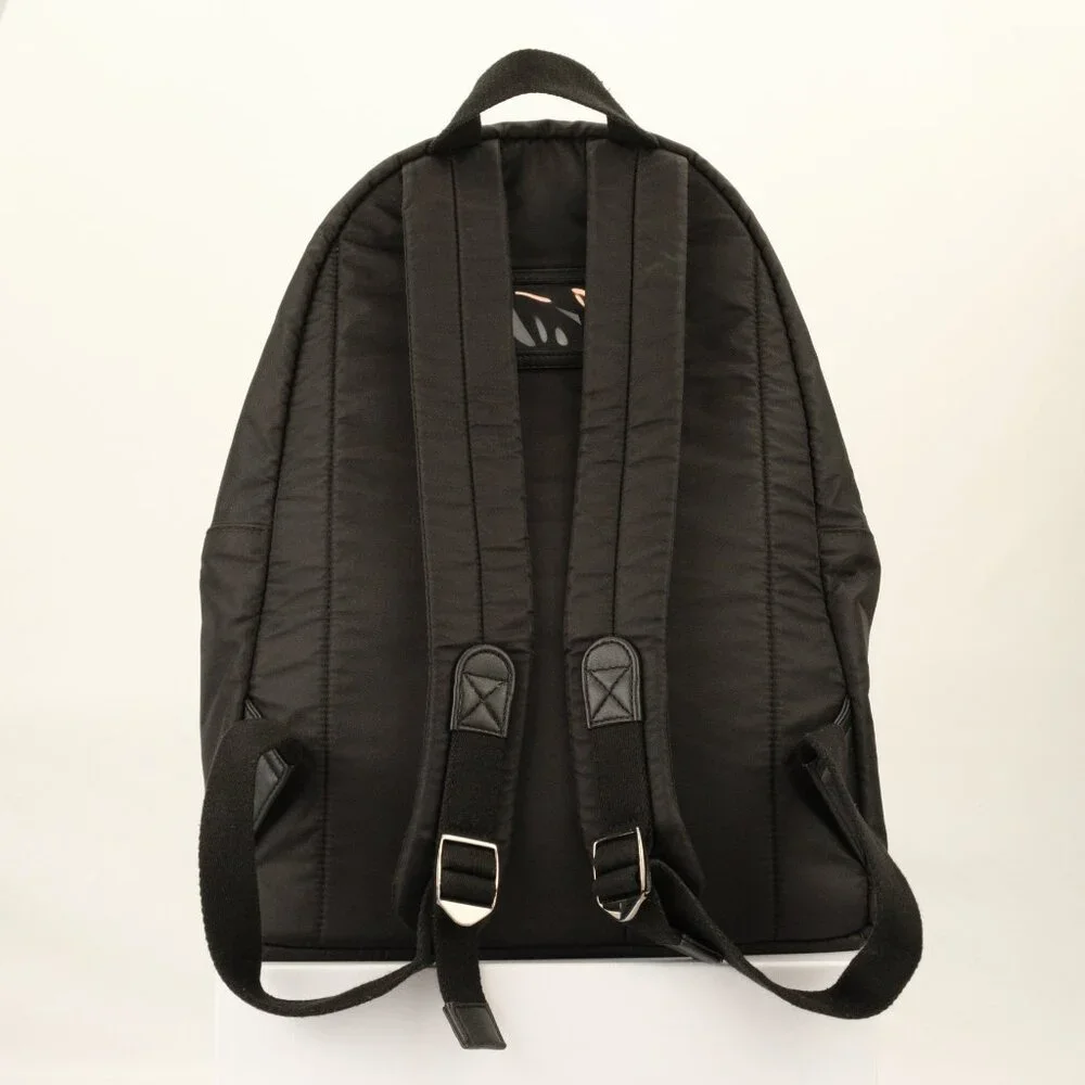 Dolce & Gabbana Nylon Distressed Milano Print Backpack, Black
